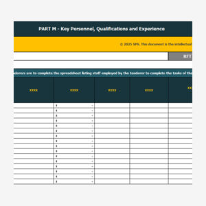 Returnable Schedule Key personnel